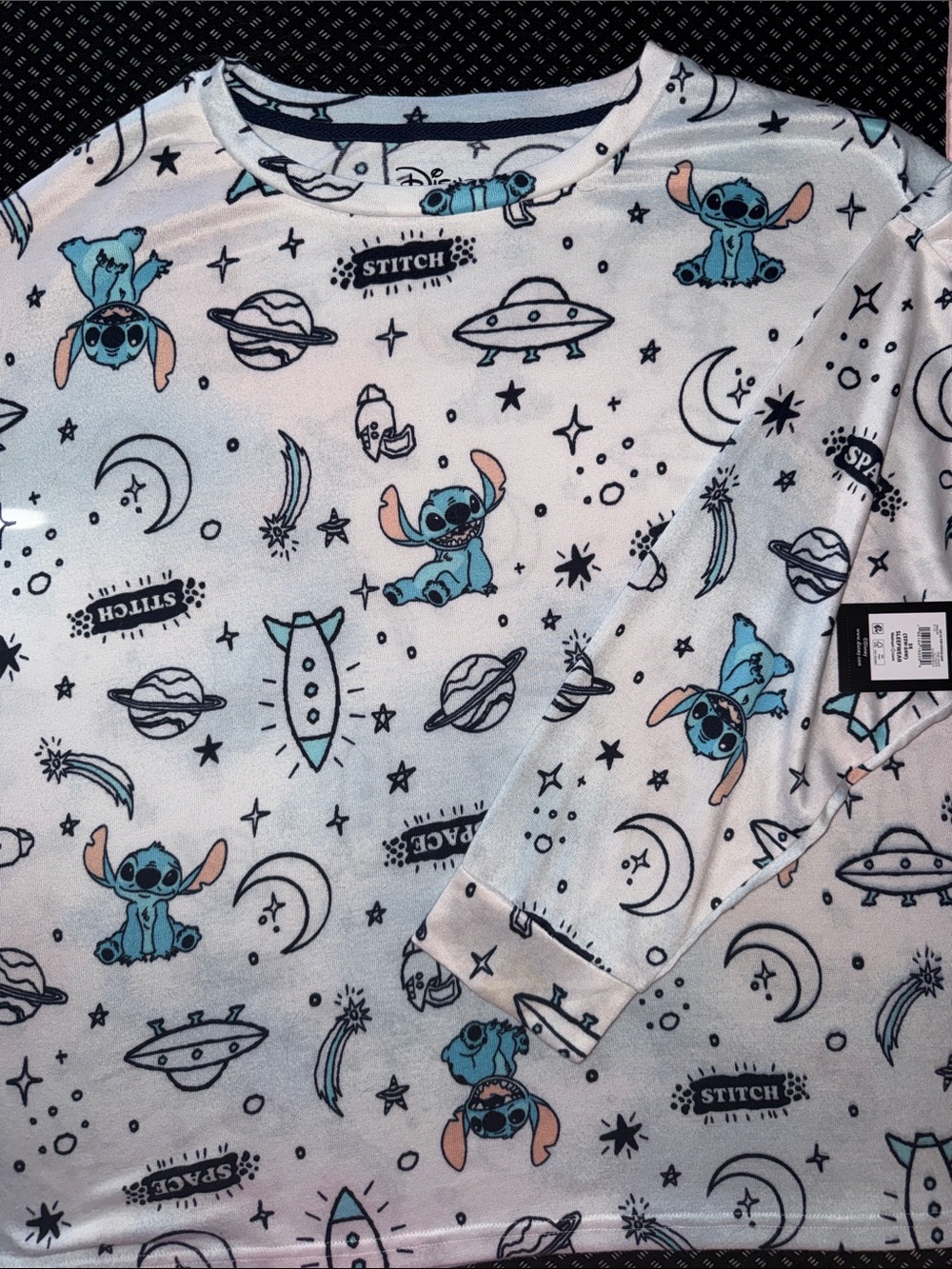👗NWT🛍Stitch Womens Pajama Top Size X3 👗🛍